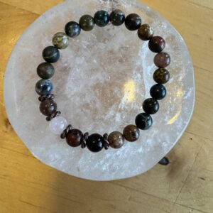 Jasper and Rose Quartz Bracelet