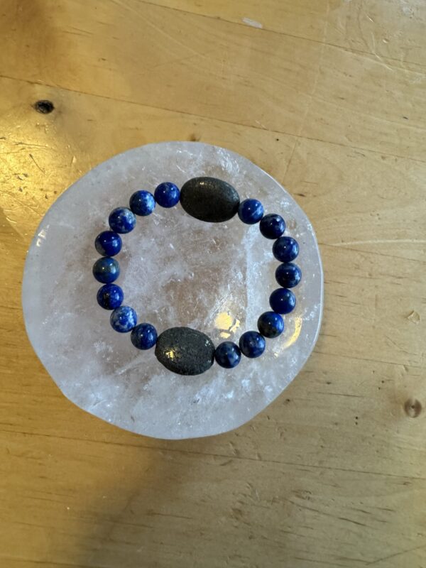 Lapis Lazuli with Pyrite Bracelet