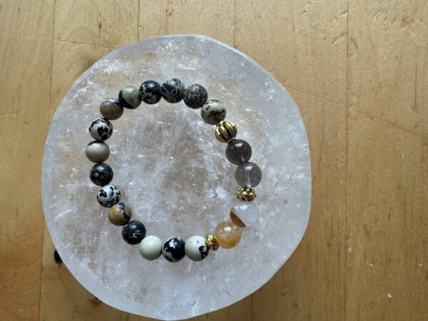 Paintbrush Jasper with Mixed Quartz Bracelet