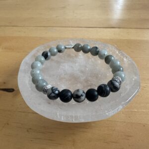 Labradorite and Zebra Jasper Bracelet