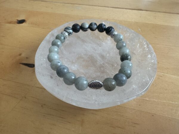 Labradorite and Zebra Jasper Bracelet - Image 3
