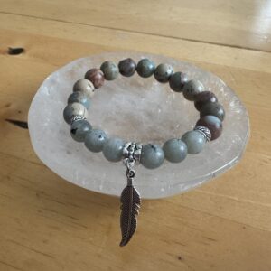 Labradorite and Aqua Terra Jasper Bracelet