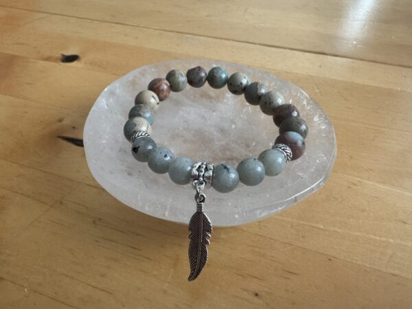Labradorite and Aqua Terra Jasper Bracelet