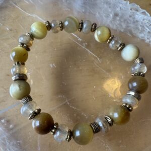 Golden Tigers Eye and Citrine Bracelet