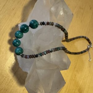 Rainforest Jasper and African Howlite Necklace